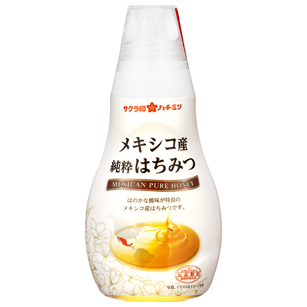 加藤美蜂園 サクラ印 メキシコ産純粋はちみつ 145g×12本入|嗜好品 シロップ ハチミツ 蜂蜜
