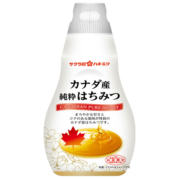 加藤美蜂園 サクラ印 カナダ産ハチミツ 145g×12本入|嗜好品 シロップ ハチミツ 蜂蜜