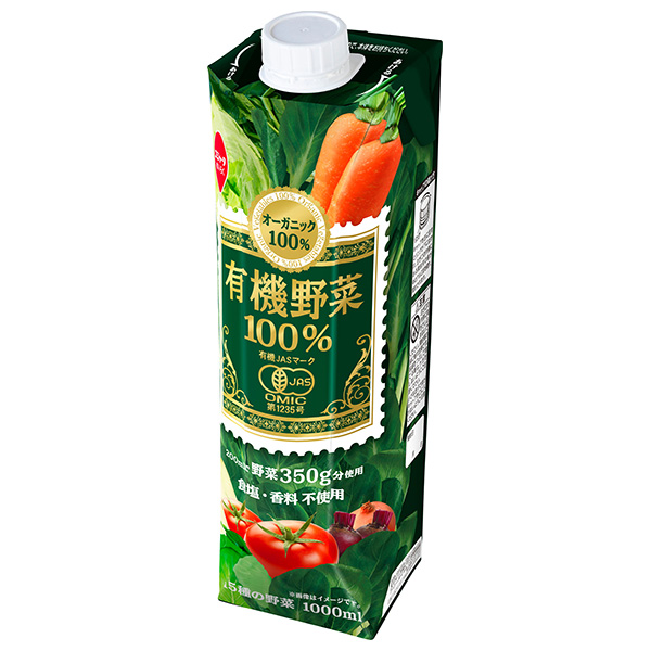 スジャータ 有機野菜100% 1000ml紙パック×6本入|野菜飲料 ミックス 有機JAS規格 紙パック