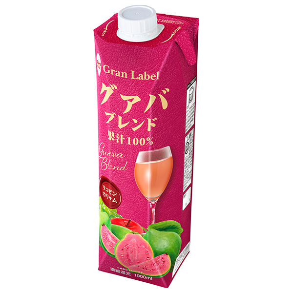 スジャータ グァバブレンド(濃縮還元) 1000ml紙パック×6本入|果実飲料 ミックス グァバジュース 100% 100% 1l 1L
