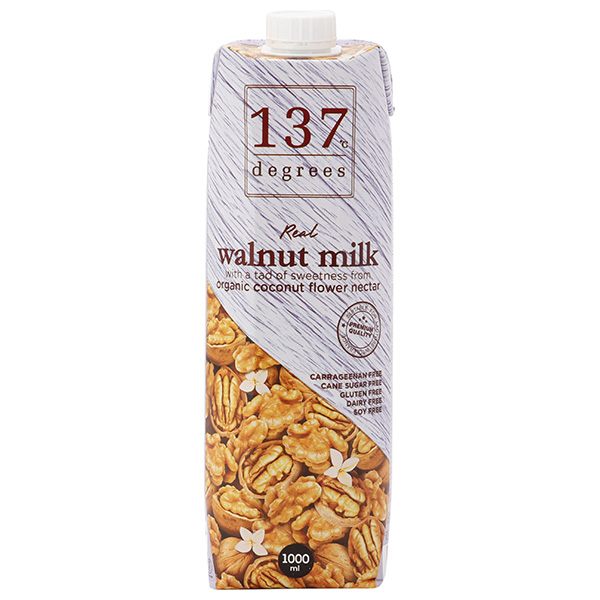 HARUNA(ハルナ) 137ディグリーズ ウォールナッツミルク 1000ml紙パック×12本入|ナッツ飲料 紙パック 乳飲料