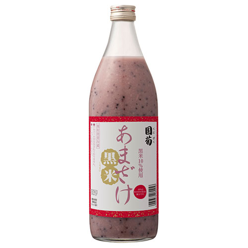 篠崎 国菊 黒米あまざけ(甘酒) 985g瓶×6本入|甘酒 米麹 米 ホット 栄養