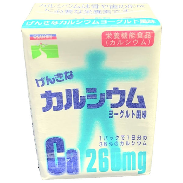 三育フーズ げんきなカルシウム 200ml紙パック×24(12×2)本入|乳性 紙パック