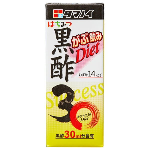 タマノイ酢 黒酢30Diet 200mll紙パック×24本入|酢飲料 りんご はちみつ カロリー控えめ
