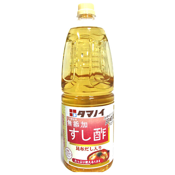 タマノイ酢 すし酢 昆布だし入り 1.8Lペットボトル×6本入|調味料 PET すし酢 昆布だし 酢 合わせ酢