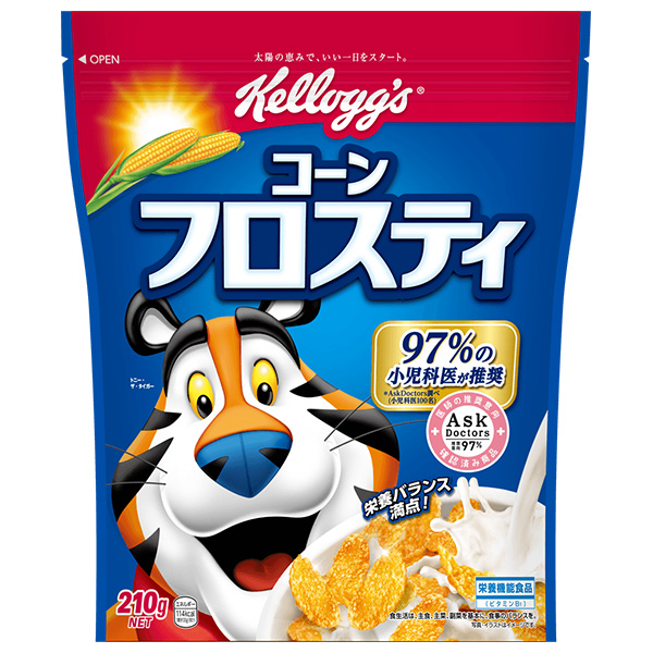ケロッグ コーンフロスティ 210g×6袋入|一般食品 シリアル 栄養機能食品 ビタミンB1