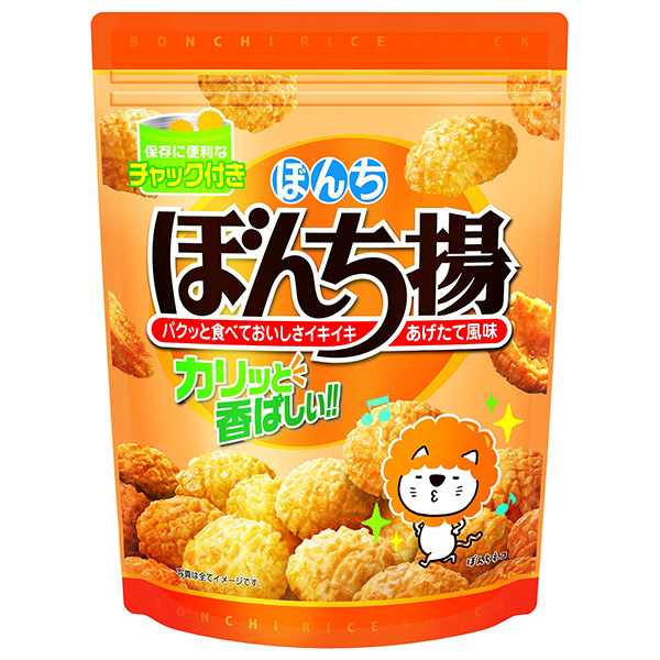 ぼんち ぼんち揚 チャック付 100g×12袋入|お菓子 おつまみ せんべい 袋