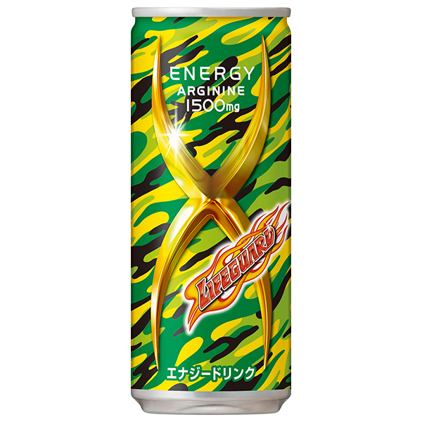 チェリオ ライフガードX 250ml缶×30本入|炭酸 エナジードリンク ビタミン 水分補給