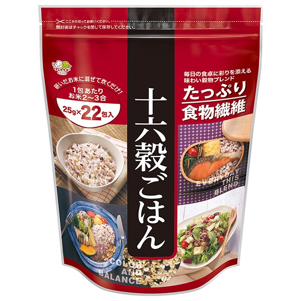 種商 十六穀ごはん (25g×22)×6袋入|一般食品 雑穀 袋 食物繊維