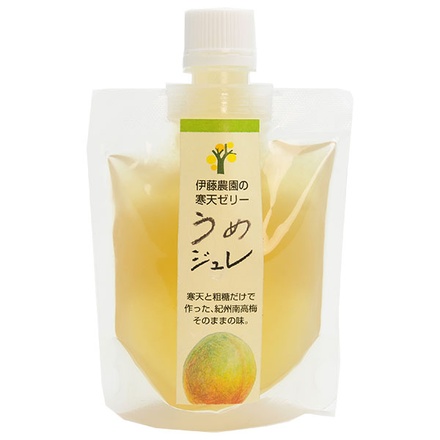 伊藤農園 ピュアフルーツ寒天 うめジュレ ドリンクタイプ 150g×15個入×(2ケース)|ジュレ フルーツゼリー 梅 うめ