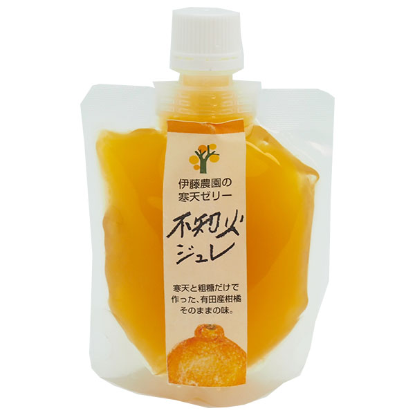 伊藤農園 ピュアフルーツ寒天 不知火ジュレ ドリンクタイプ 150g×15個入|ジュレ フルーツゼリー みかん 不知火 100%ピュアジュース パウチ