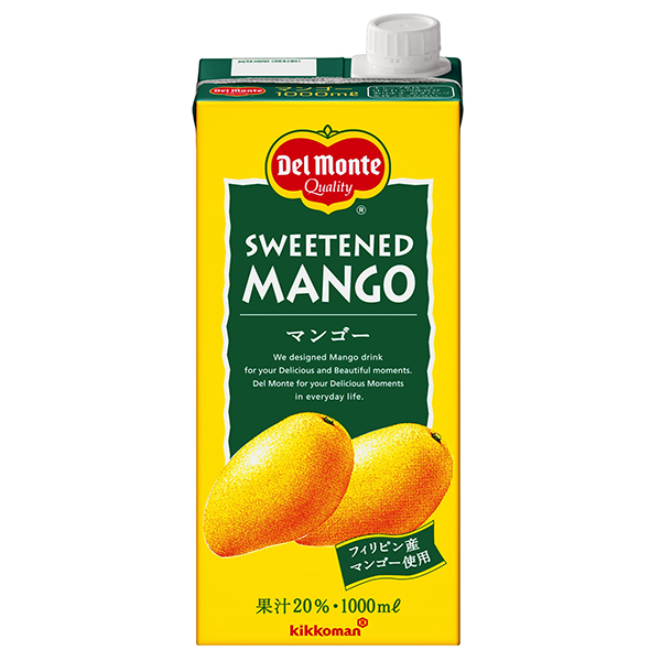 デルモンテ マンゴー20% 1L紙パック×6本入|マンゴー 紙パック 1000ml 1l