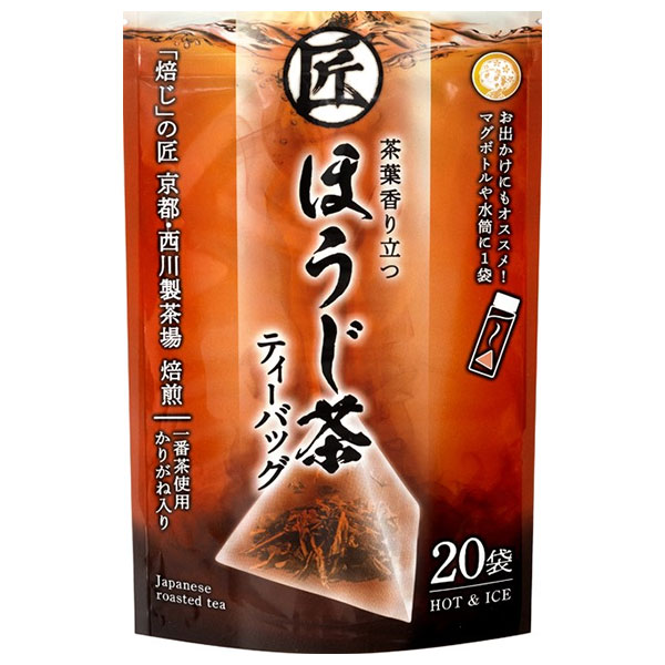 宇治森徳 匠ほうじ茶 ティーバッグ 4g×20袋×10袋入|嗜好品 インスタント ティーパッグ 茶飲料 ほうじ茶