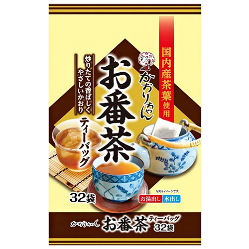 宇治森徳 かおりちゃん お番茶 ティーバッグ (6g×32袋)×20袋入|茶 ティーバッグ お茶 番茶 日本茶