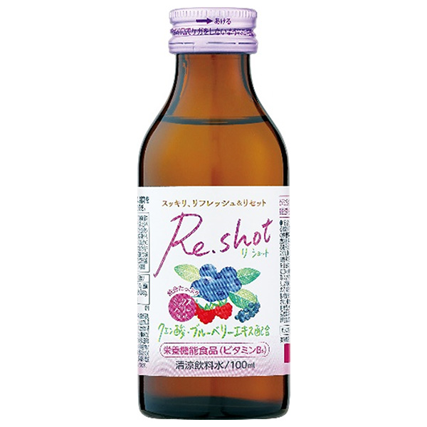 日興薬品工業 Re.shot ミックスベリー風味 100ml瓶×50本入|ベリー 果実 フルーツ リショット