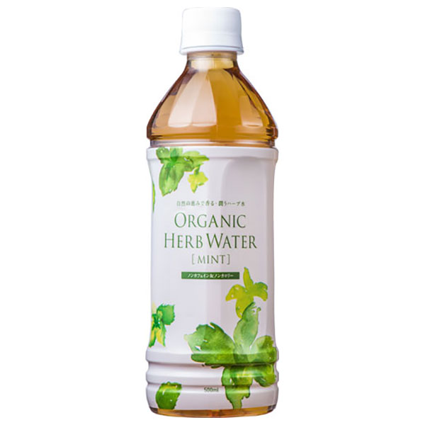 ナッシュ オーガニックハーブウォーター ミント 500mlペットボトル×24本入|飲料水 ハーブ オーガニック