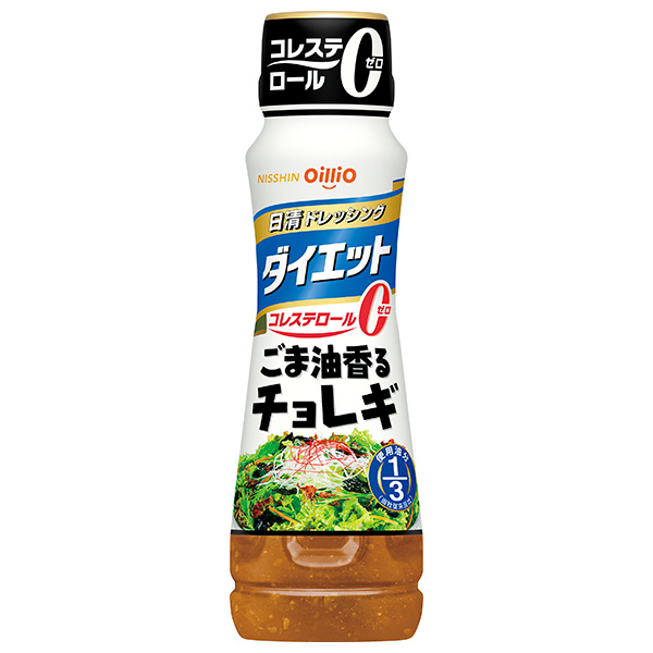 日清オイリオ 日清ドレッシング ダイエット ごま油香るチョレギ 185mlペットボトル×12本入|ドレッシング 調味料 ダイエット