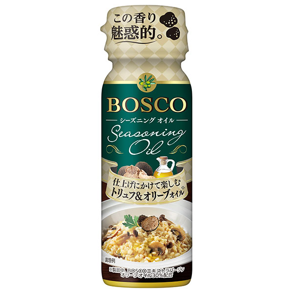 日清オイリオ BOSCO(ボスコ) シーズニングオイル トリュフ&オリーブオイル 90gペットボトル×15本入|オリーブオイル 調味料 食用油 オイル