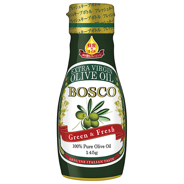 日清オイリオ BOSCO(ボスコ) エキストラバージンオリーブオイル 145g×12本入|オリーブオイル 調味料 食用油