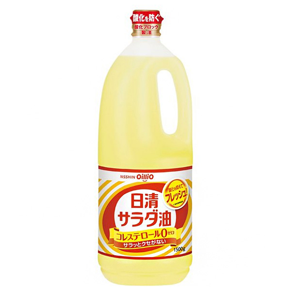 日清オイリオ 日清サラダ油 1500g×10本入|油 調味料 食用油 コレステロール0