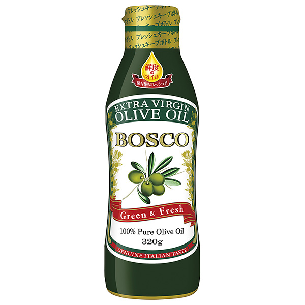 日清オイリオ BOSCO(ボスコ) エキストラバージンオリーブオイル 320g×8本入|オリーブオイル 調味料 食用油