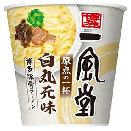渡辺製麺 博多一風堂 白丸元味 74g×12個入|インスタント食品 ラーメン 即席 カップ麺 豚骨ラーメン 博多ラーメン 名店ラーメン