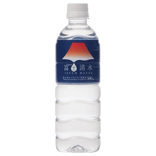 ミツウロコ 富士清水 JAPAN WATER 500mlペットボトル×24本入|ジャパンウォーター バナジウム ミネラルウォーター 鉱水 軟水