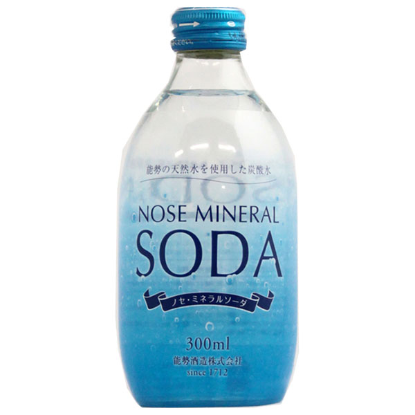 能勢酒造 能勢ソーダ 300ml瓶×24本入|炭酸 スパークリング サイダー