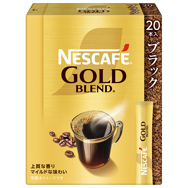 ネスレ日本 ネスカフェ ゴールドブレンド スティックブラック (2g×20P)×12箱入|スティックコーヒー インスタント