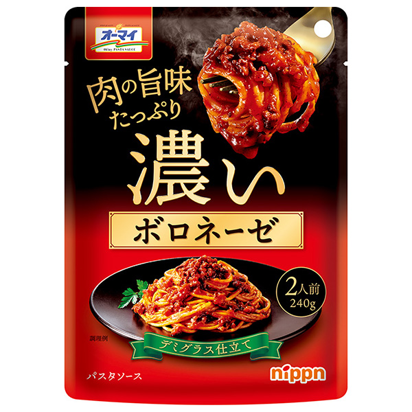 ニップン オーマイ 濃いボロネーゼ 240g×12袋入|パスタソース 一般食品