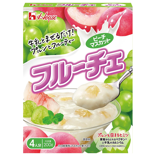 ハウス食品 フルーチェ ピーチマスカット 200g×30個入|お菓子 おやつ デザートベース 菓子材料