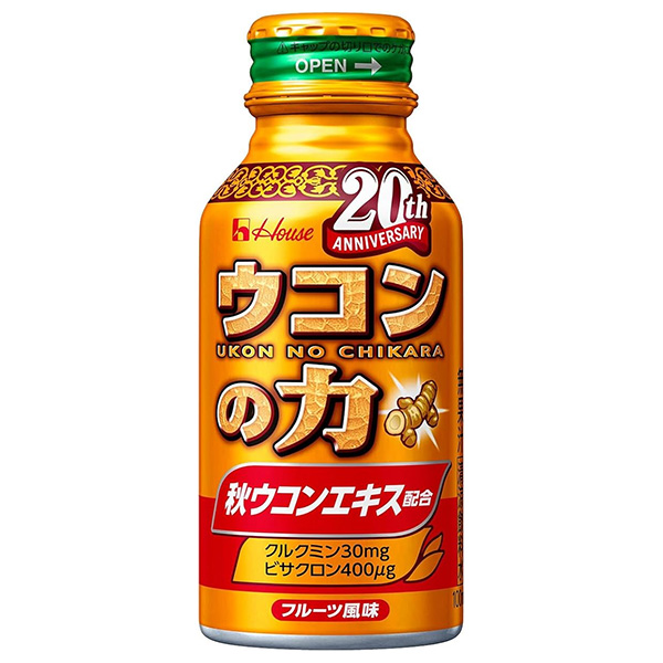 ハウスウェルネス ウコンの力 ウコンエキスドリンク 100mlボトル缶×60本入|秋ウコン 栄養 ビタミン