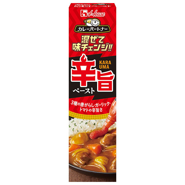 ハウス食品 カレーパートナー 辛旨ペースト 40g×10本入|チューブ 調味料 味変 ペースト カレー 辛味調節