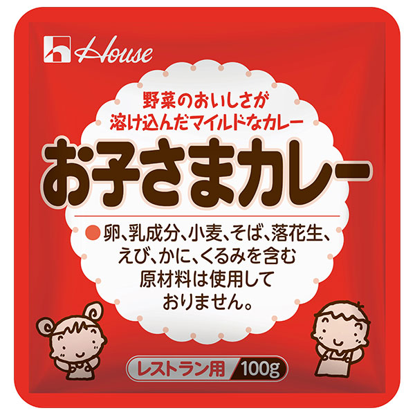 ハウス食品 お子さまカレー 100g×36袋入×(2ケース)|カレー レトルト