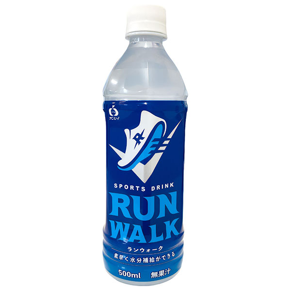 JAビバレッジ佐賀 ラン・ウォーク 500mlペットボトル×24本入|スポーツドリンク 清涼飲料水
