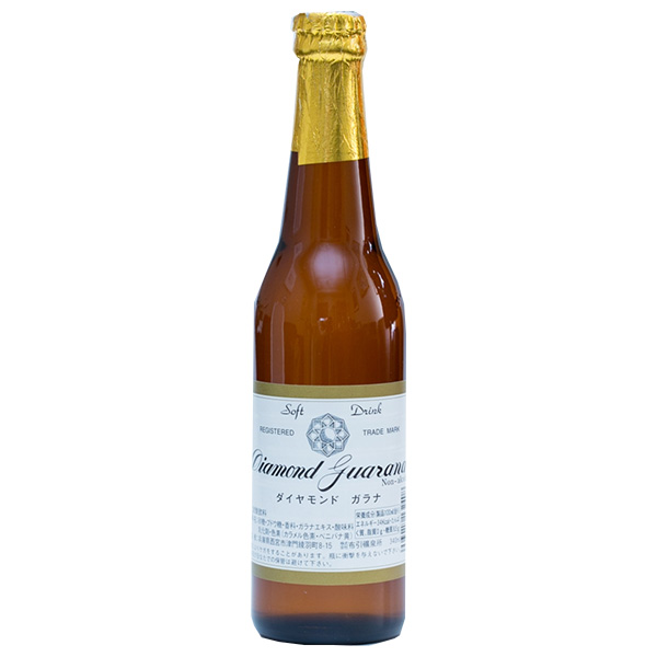 布引礦泉所 ダイヤモンドガラナ(スイート) 340ml瓶×24本入×(2ケース)|炭酸飲料 サイダー 瓶 ビン びん ガラナ