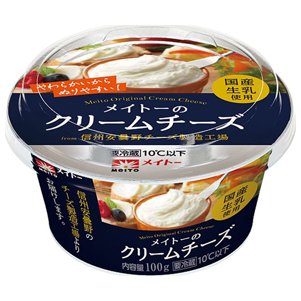 協同乳業 メイトーの クリームチーズ 100g×6本入 チルド 冷蔵品|チルド商品 チーズ クリームチーズ