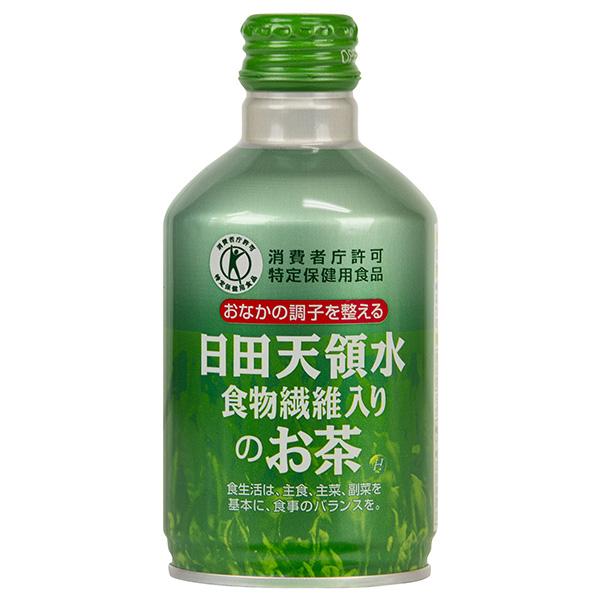 日田天領水 日田天領水 食物繊維入りのお茶【特定保健用食品 特保】 300gボトル缶×24本入×(2ケース)|日田 トクホ お茶 茶 おなかの調子を整える