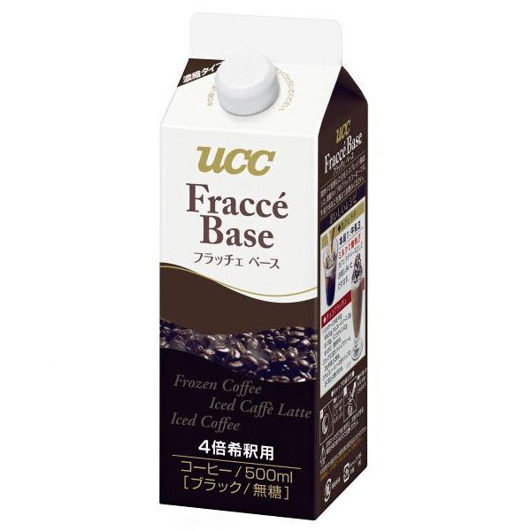 UCC フラッチェベース 無糖 500ml紙パック×12本入|珈琲 アイスコーヒー 無糖 ブラック 希釈用 紙パック