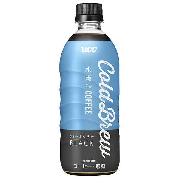 UCC COLD BREW BLACK(コールドブリュー ブラック) 500mlペットボトル×24本入|ucc ブラック 無糖 コーヒー 珈琲