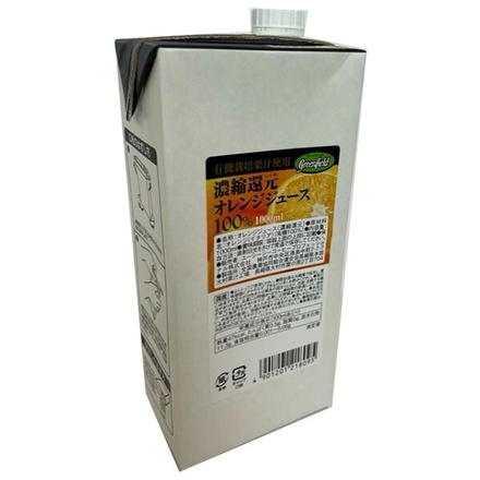 UCC GreenField グリーンフィールド 有機栽培果汁使用 オレンジジュース 1000ml紙パック×6本入|有機オレンジジュース 有機栽培果汁 オーガニックジュース オレンジジュース 飲料