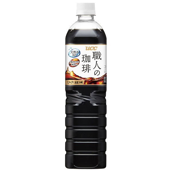 UCC 職人の珈琲 ミルクに最適(加糖) 900mlペットボトル×12本入|ucc PET コーヒー 珈琲 アイスコーヒー