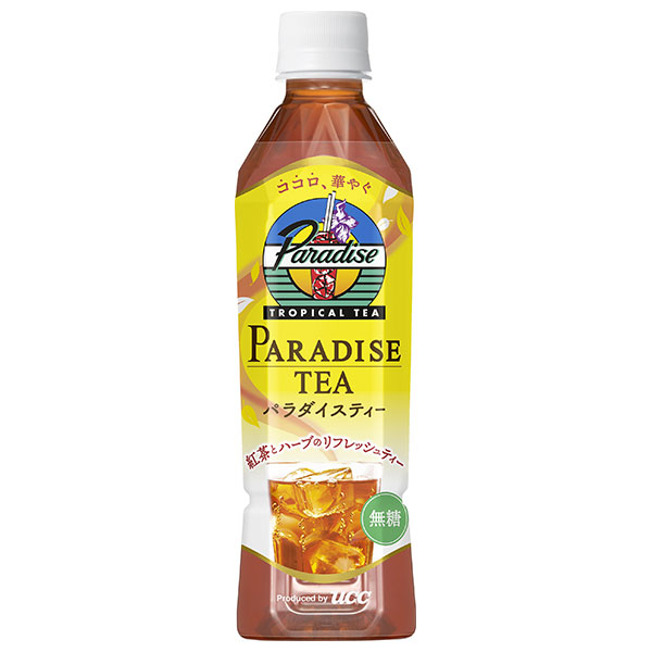 UCC パラダイスティー 450mlペットボトル×24本入|ハーブ アイスティー ucc 紅茶 PET