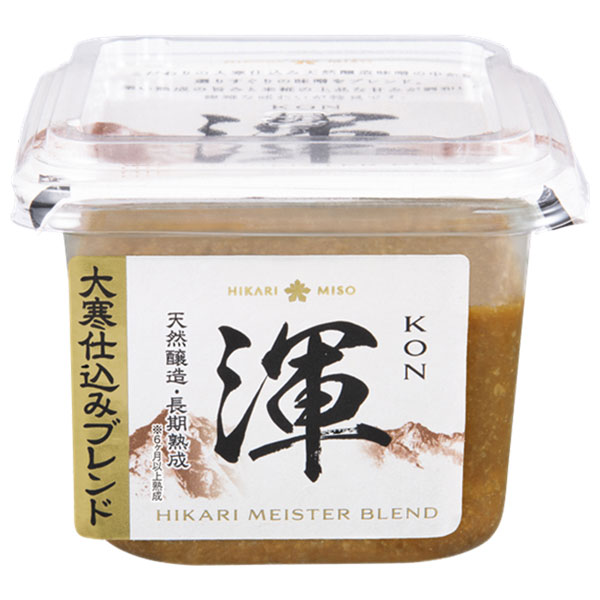 ひかり味噌 大寒仕込み味噌 渾 400g×8個入×(2ケース)|調味料 味噌 みそ こうじ