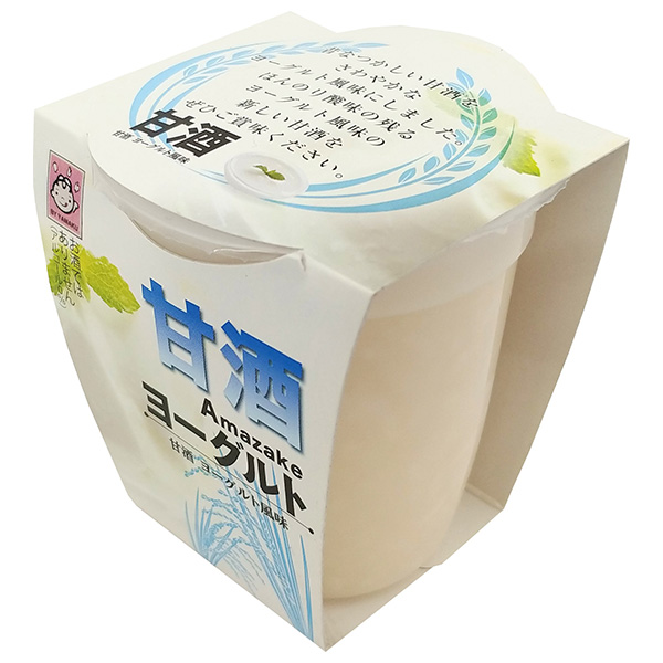 ヤマク食品 甘酒 ヨーグルト風味 180g×12個入|あまざけ 甘酒 ストレートタイプ カップ入り