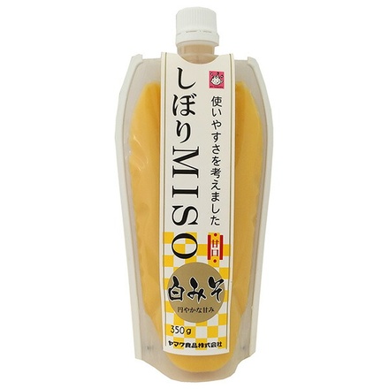 ヤマク食品 しぼりMISO 白みそ 350g×10袋入×(2ケース)|味噌 みそ 調味料