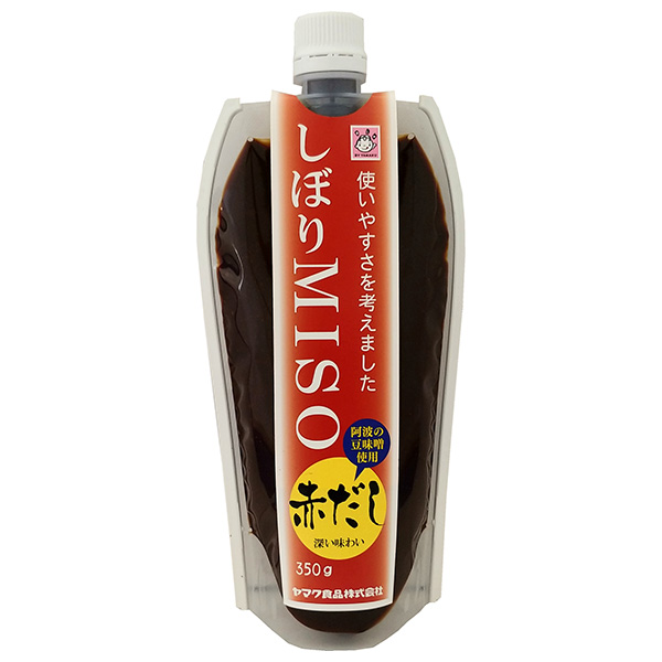 ヤマク食品 しぼりMISO 赤だし 350g×10袋入×(2ケース)|味噌 みそ 調味料