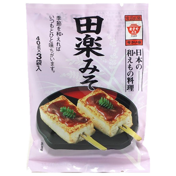 ますやみそ 田楽みそ 120g(40g×3袋)×12袋入|米味噌 麦味噌 調味料 豆味噌