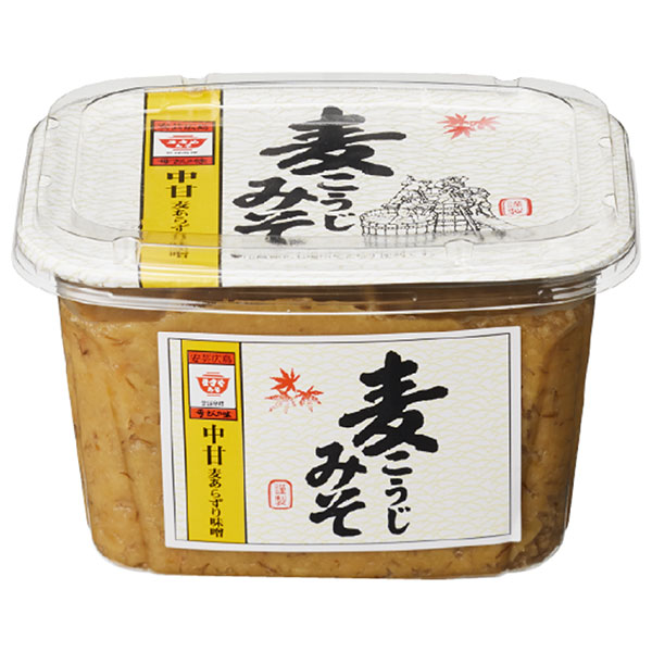 ますやみそ カップ 麦こうじみそ 850g×8個入×(2ケース)|調味料 麦味噌