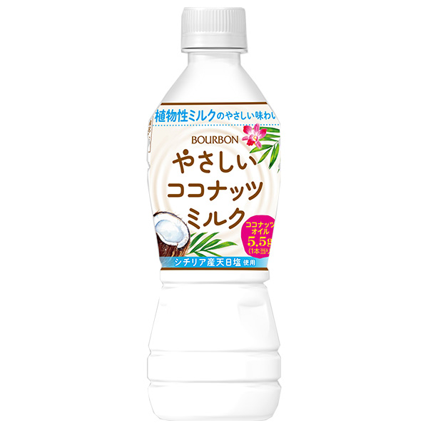ブルボン やさしいココナッツミルク 430mlペットボトル×24本入×(2ケース)|乳性 ココナッツ PET
